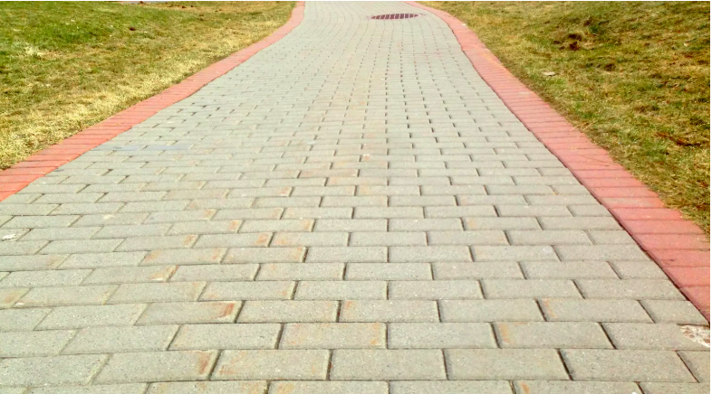 Replacing cracked cabro blocks during renovation