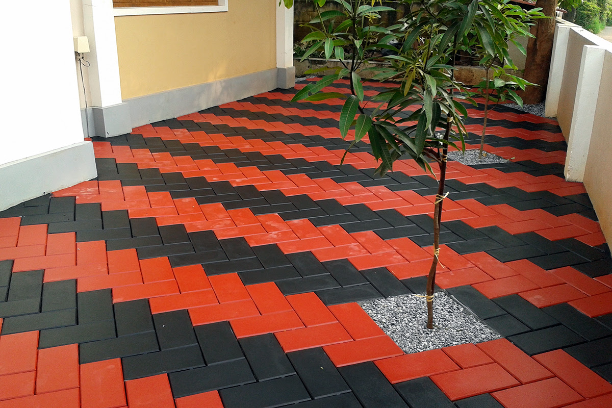 Drainage correction on a renovated driveway